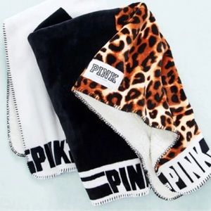 Pink Sherpa blanket!